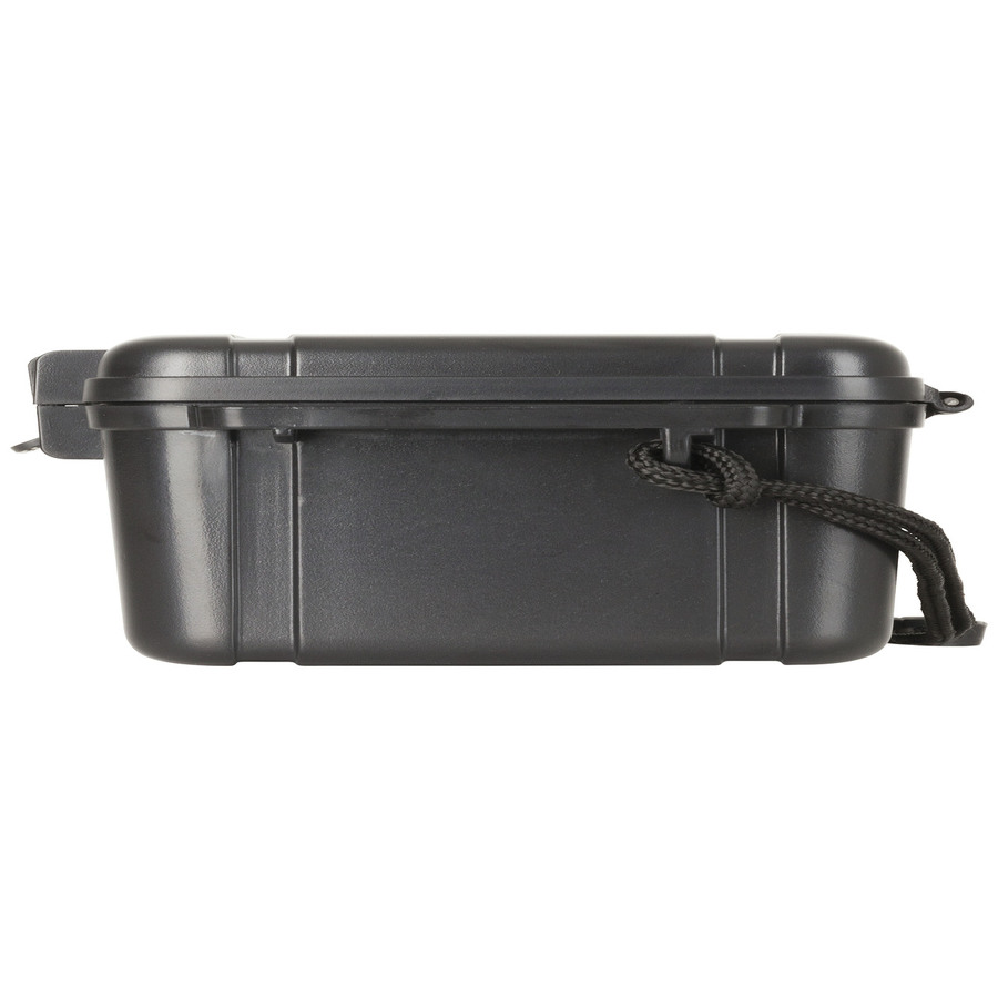 Black Waterproof ABS Plastic Case - 210 x 120 x 90mm
