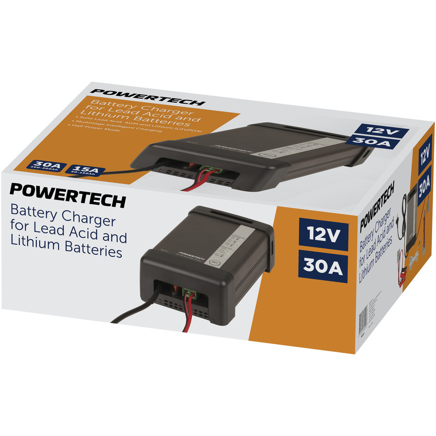  Multi-Stage Charger for Lithium and Lead Acid Batteries 12V 30A 
