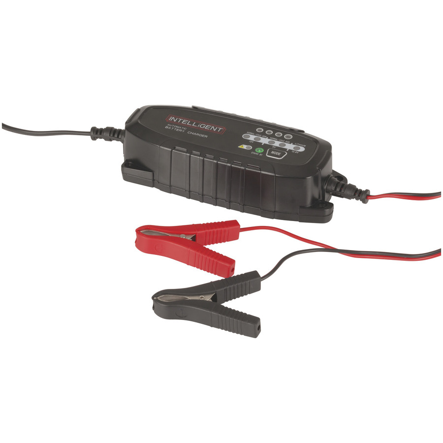 612VDC 1.5A 8-Step Intelligent Lead Acid and Lithium Battery Charger