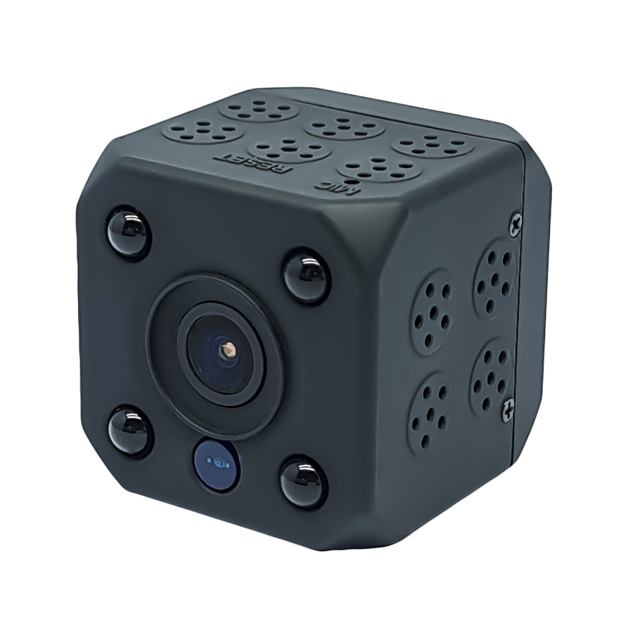 Miniature 1080p WiFi IP Camera with Rechargeable Battery and IR LEDs for night vision