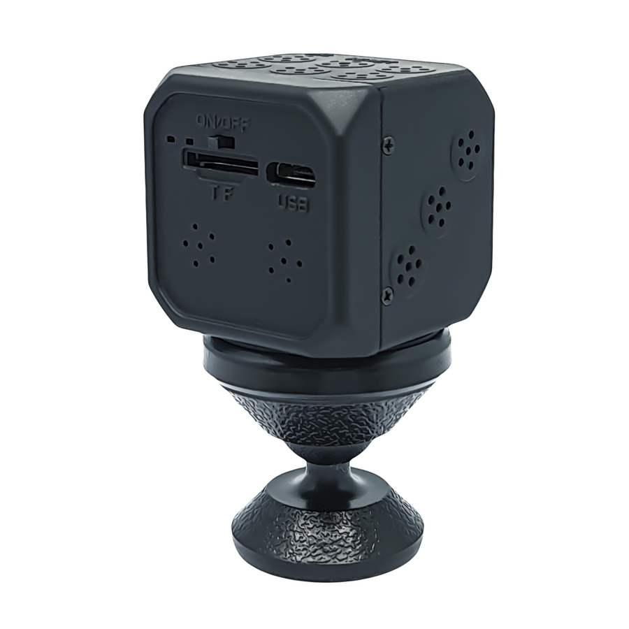 Miniature 1080p WiFi IP Camera with Rechargeable Battery and IR LEDs for night vision