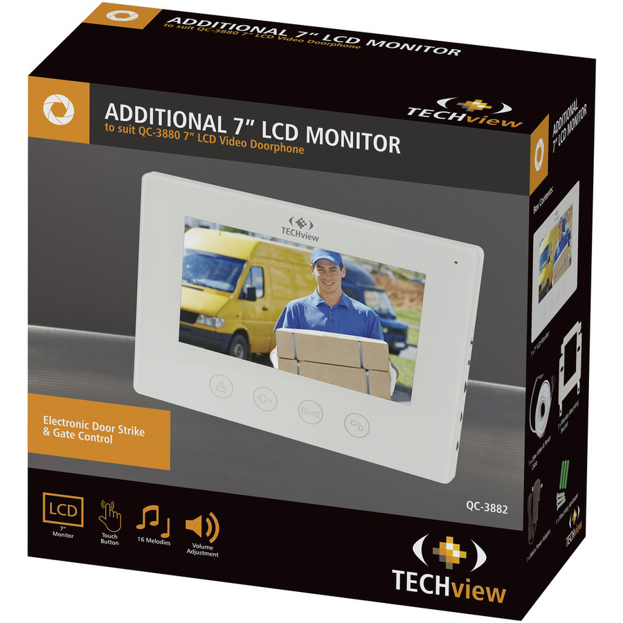 Additional 7” LCD Monitor - Suits QC-3880