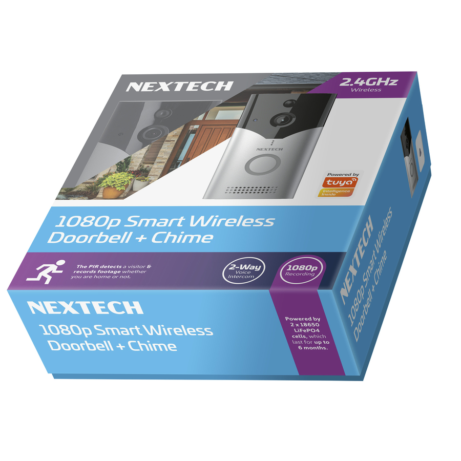 1080p Smart Wireless Doorbell + Chime