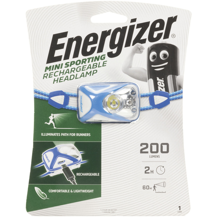 Sports Head Torch Rechargeable LED Energizer