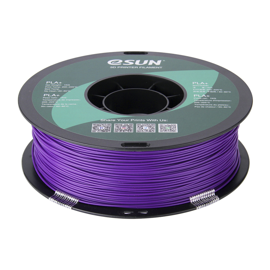 1.75mm Purple eSUN Pla+ Filament 1kg Roll