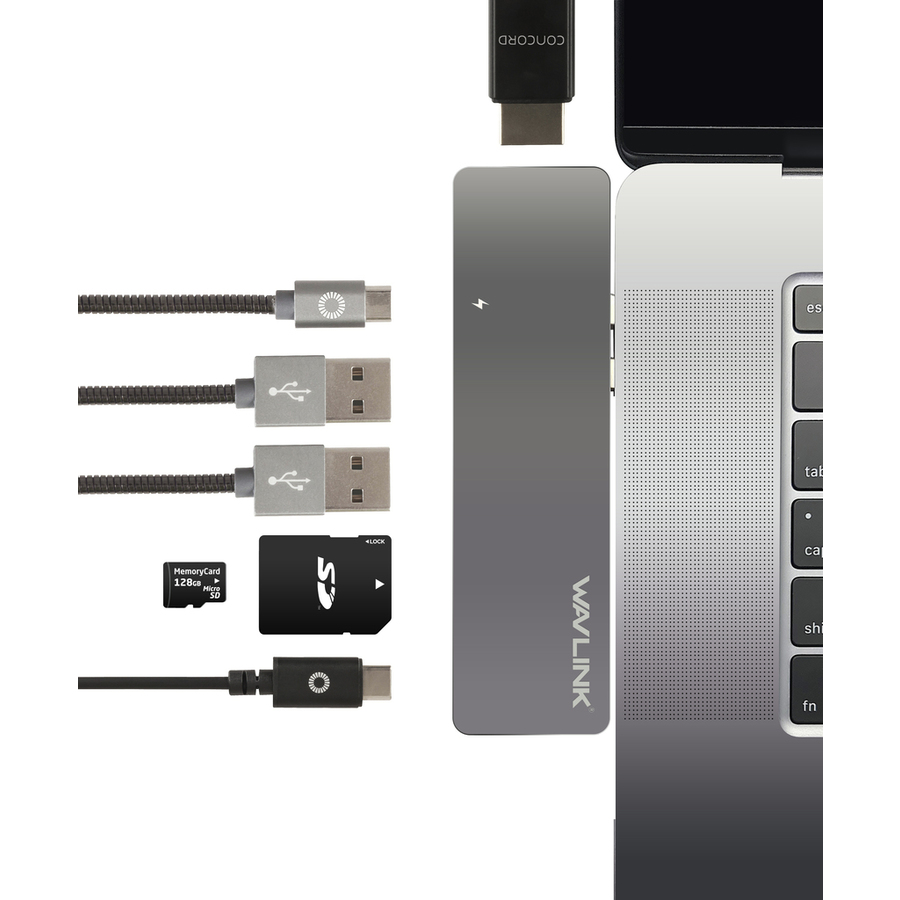 Thunderbolt 3 Dock with 4K HDMI, USB 3.0 Port and Card Reader