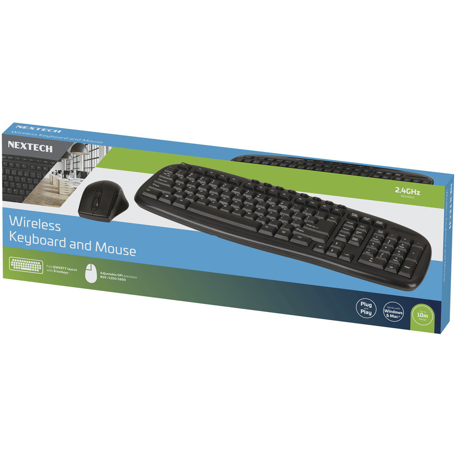 NEXTECH Wireless USB Keyboard and Mouse