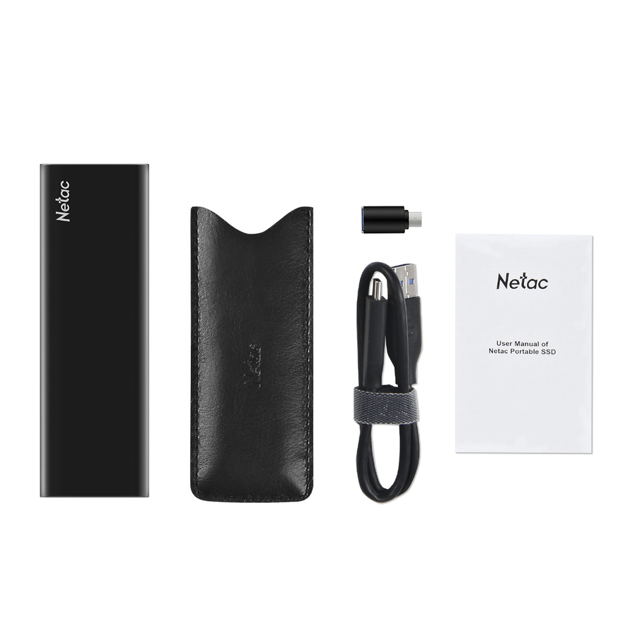 500GB Portable SSD with USB 3.2 Type-C Reads 539MBs, Writes 473MBs