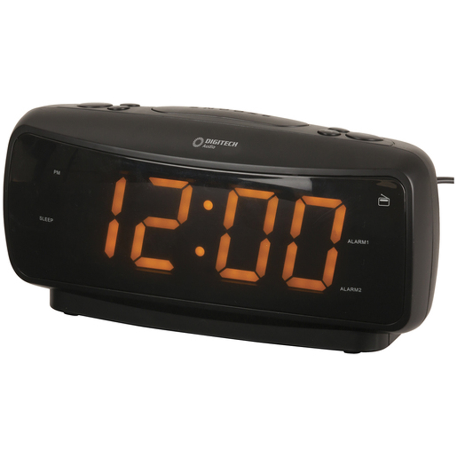 Large-Digit Alarm Clock with AMFM Radio 