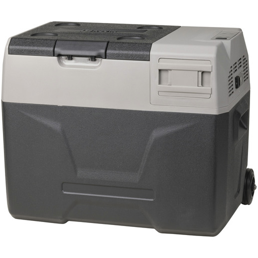 40L Rovin Portable Fridge or Freezer with Solar Charger Board plus Handles + Wheels and Supports Rem