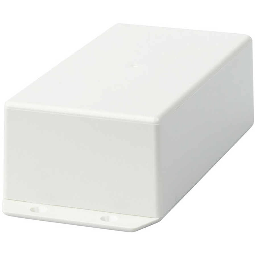 Jiffy Box - Grey UB3 with mounting flange - 130X67X44mm 