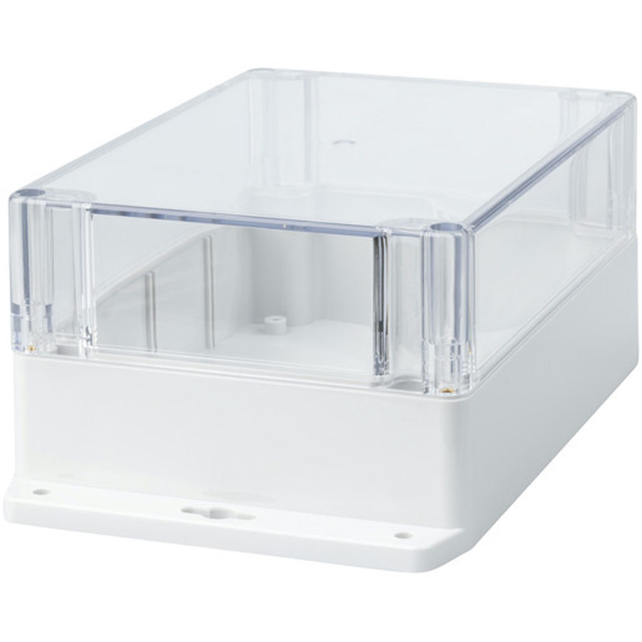 Sealed Polycarbonate Enclosure with Mounting Flange 171(W) x 121(D) x 80(H)mm 