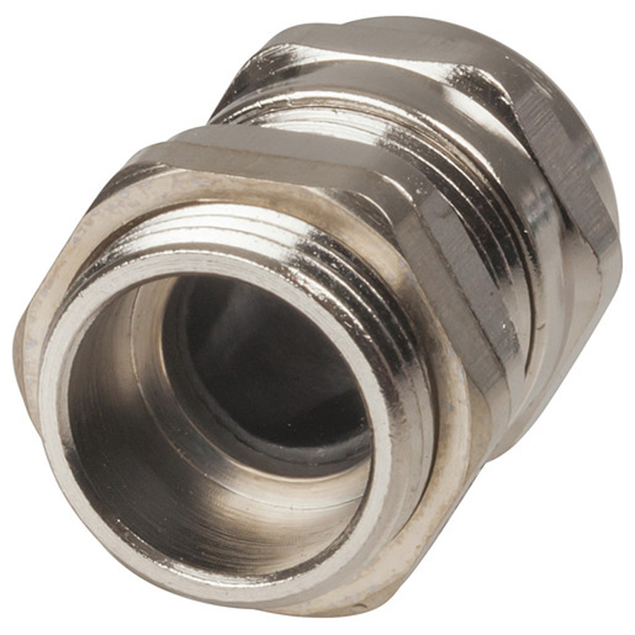 IP68 Nickel Plated Copper Cable Glands 5 to 10mm Pack of 2 