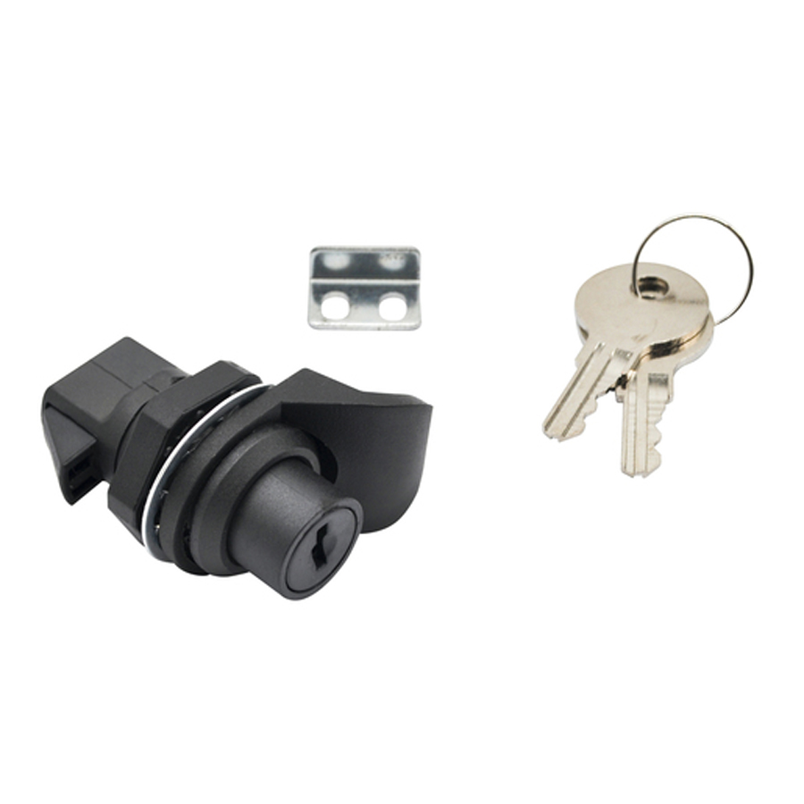 Lockable Pushbutton Cabinet Latch 