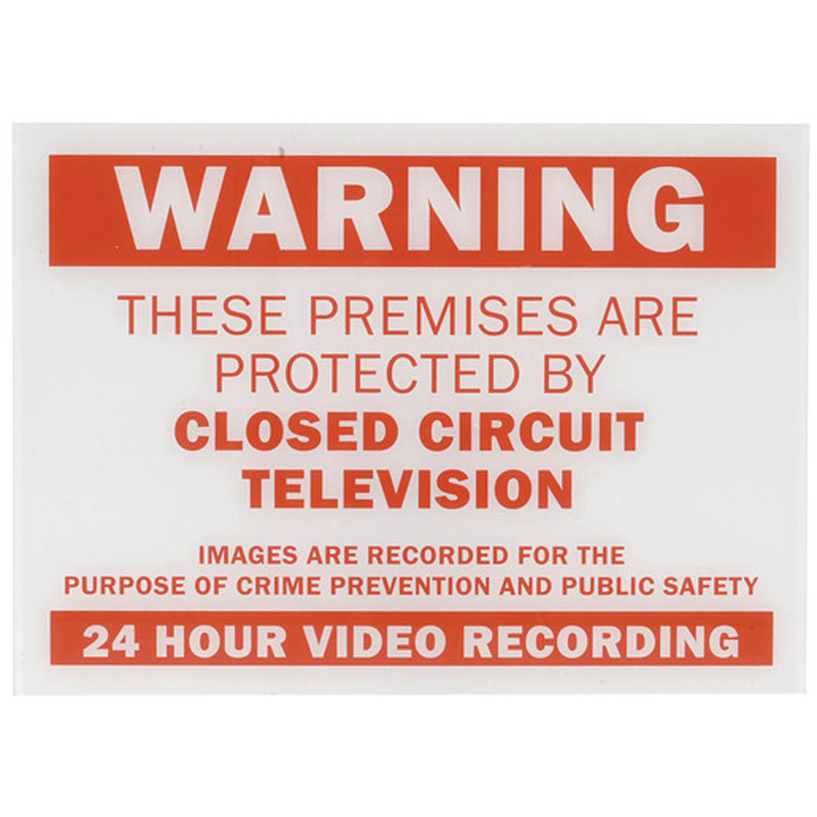 CCTV Warning Sign 