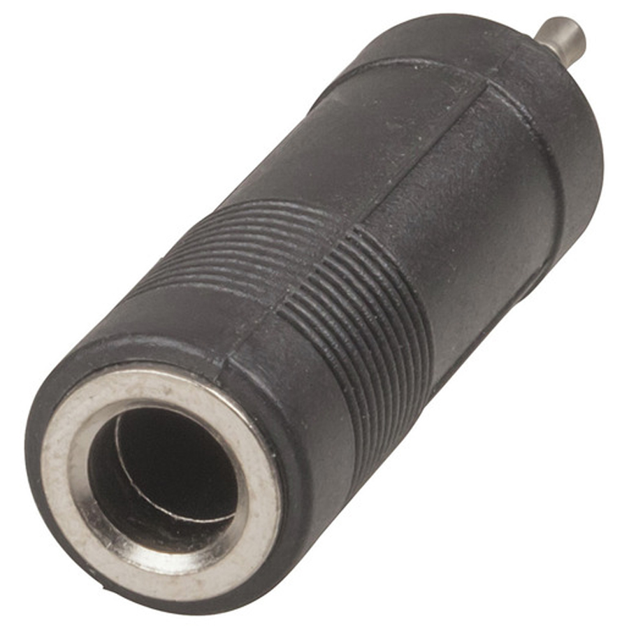 6.5mm Mono Socket to 2.5mm Mono Plug 