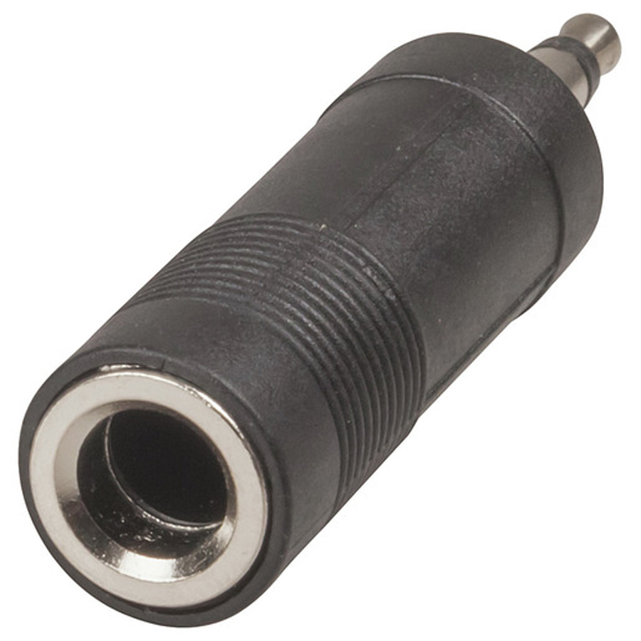 3.5mm Mono Plug to 6.5mmMono Socket Adaptor 