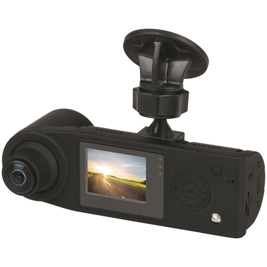360 Deg Dual 1080p Dash Camera with 1.5 Inch LCD Screen 