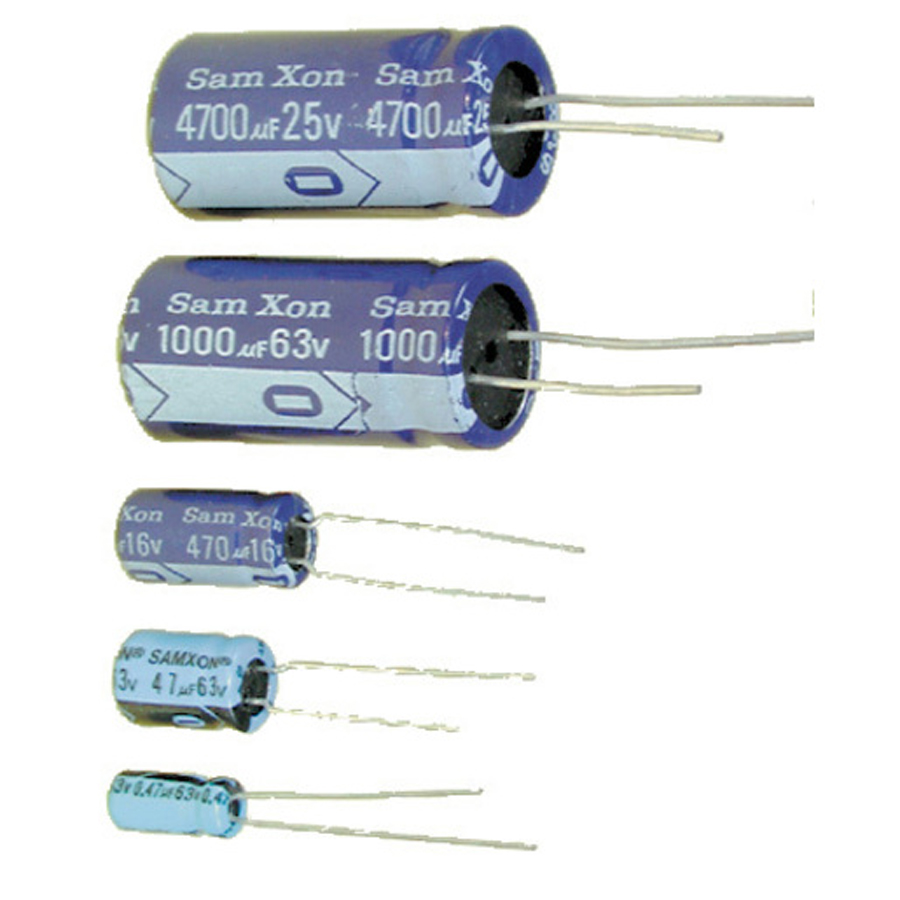 1uF 63VDC Electrolytic RB Capacitor 