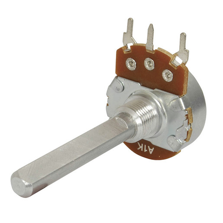 250k Ohm Linear (B) Single Gang 24mm Potentiometer 