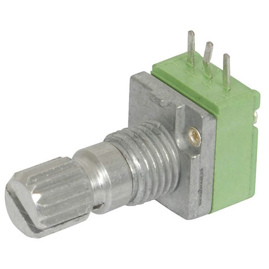 10k Ohm Logarithmic (A) Single Gang 9mm Potentiometer 