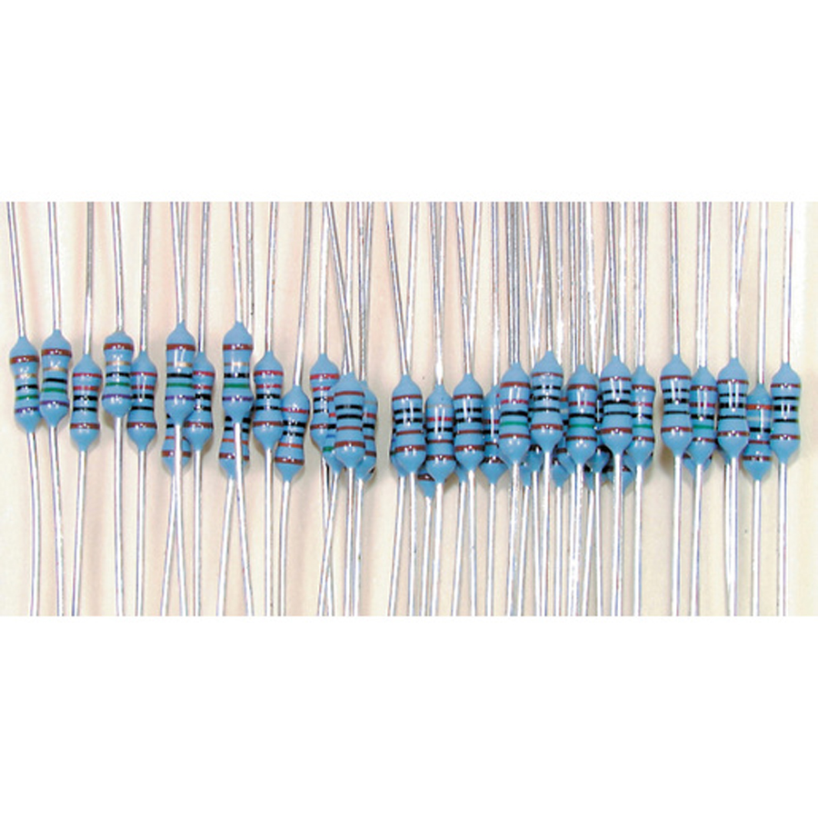 12W 1% Mini Size Metal Film Resistor Pack - 300 pieces 