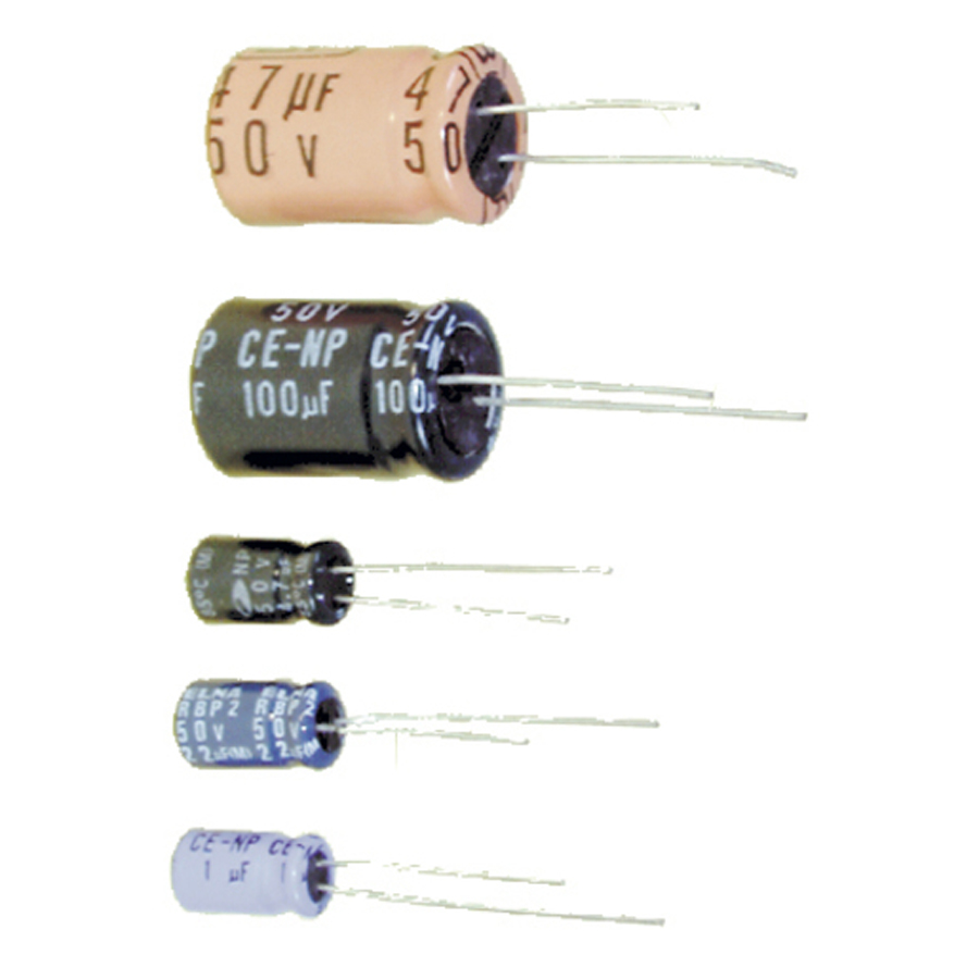 1uF 50V Bipolar Electrolytic Capacitor 