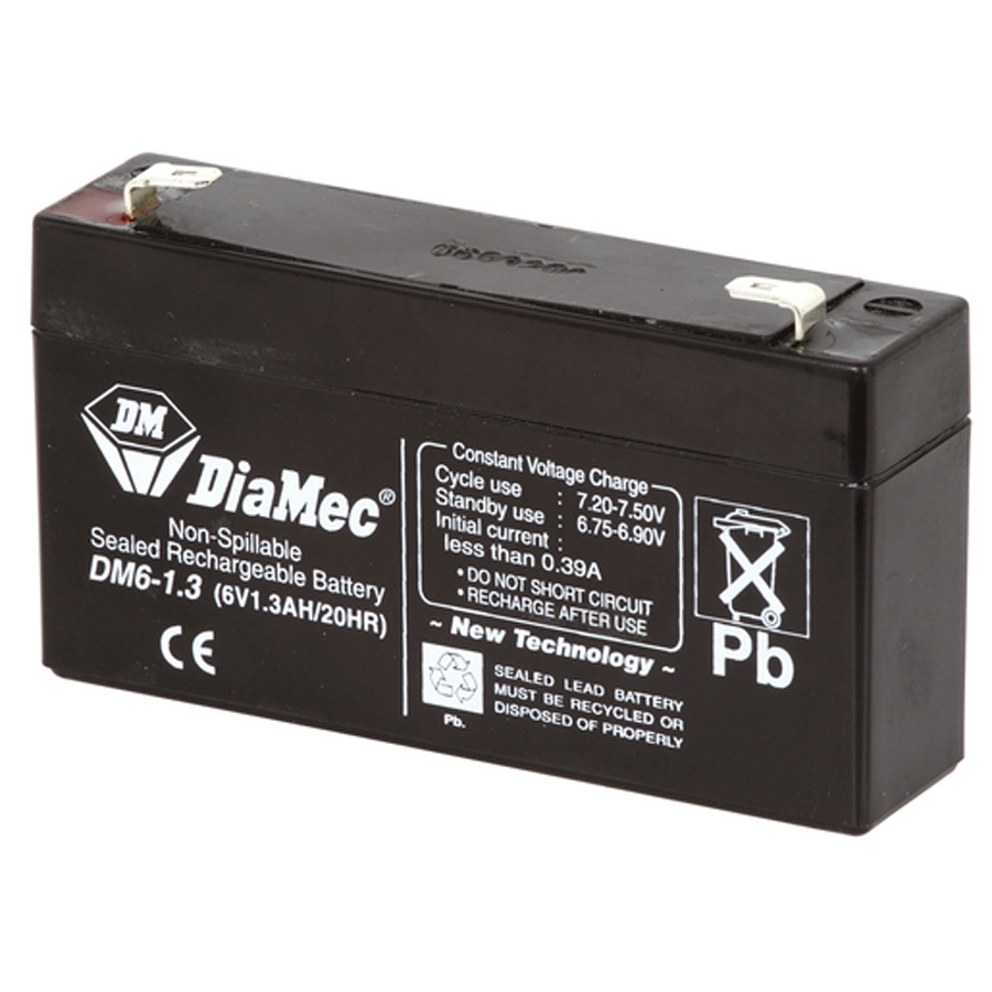 6V 1.3Ah SLA Battery 