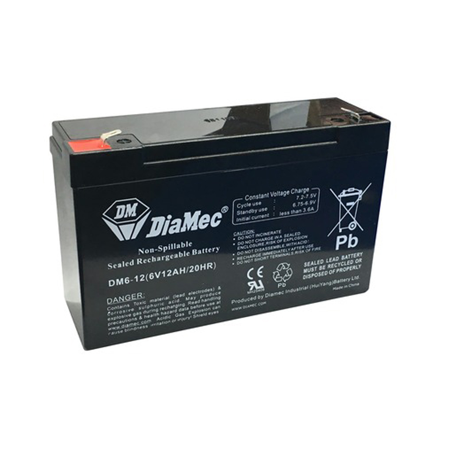 6V 12Ah SLA Battery 