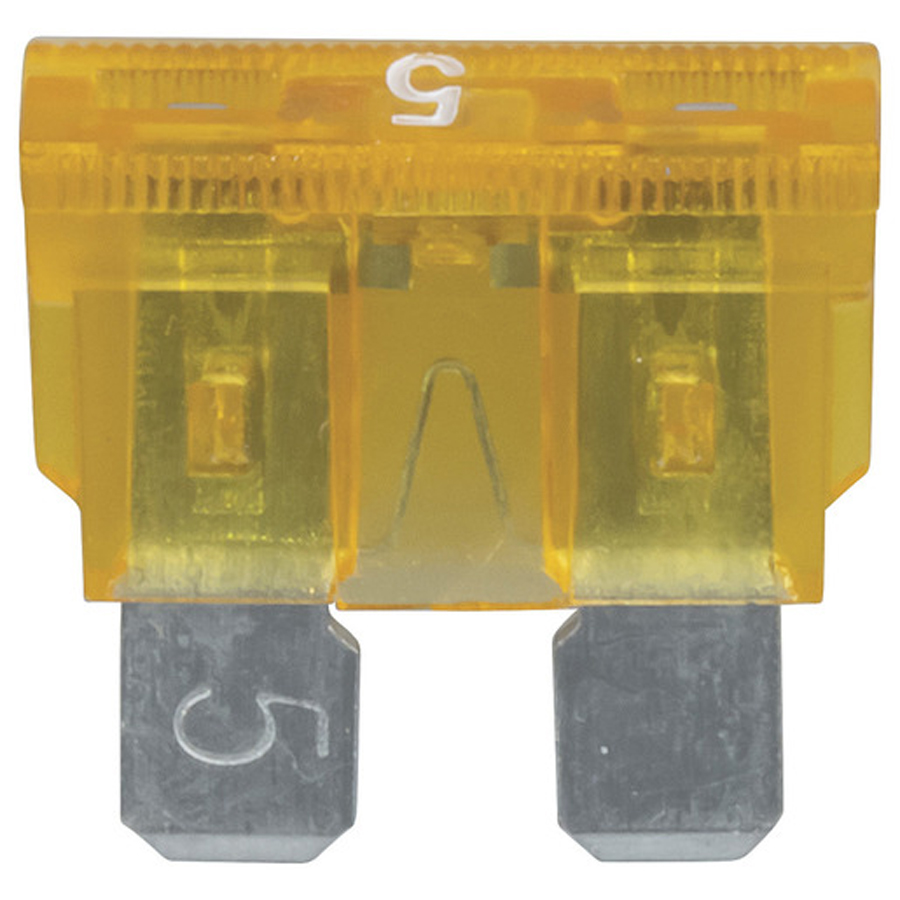 5A Blade Fuse with LED Indicator - Orange 