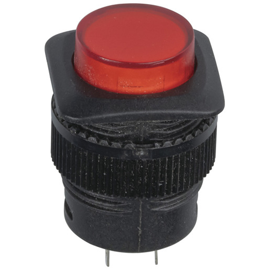 Red LED Illuminated switch 