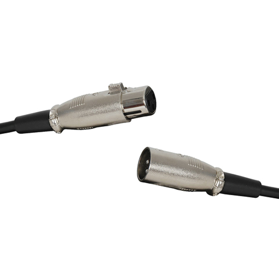 3 Pin XLR Type Plug to 3 Pin XLR Type Socket - 6m 