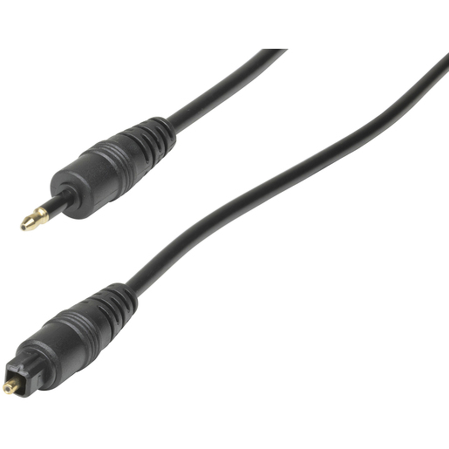1m Mini 3.5mm TOSLINK to TOSLINK Optical Cable 