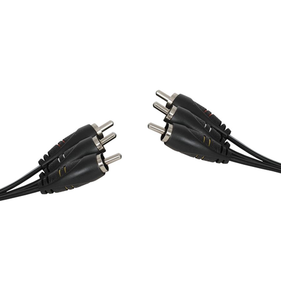 3 x RCA Plugs to 3 x RCA Plugs Cable - 3m 