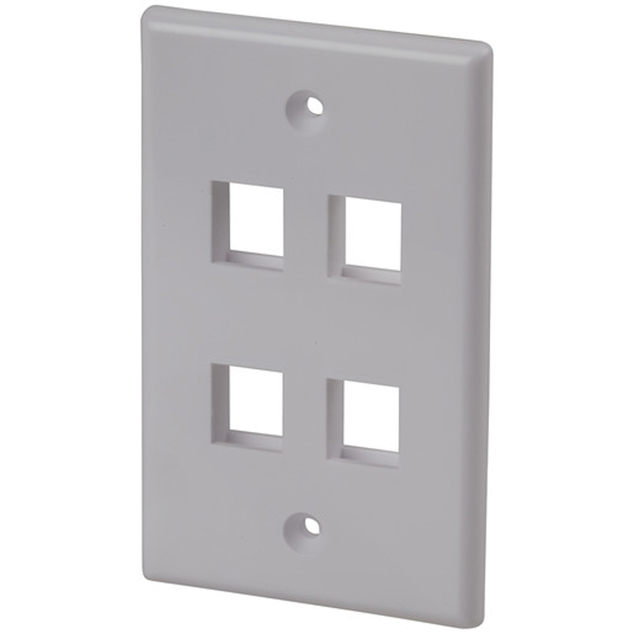 Keystone Wall Plate Quad 
